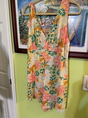 O’Neill Yellow Floral V-Neck Romper
